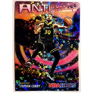2023-24 NBA Hoops Premium Stock Anti-Gravity STEPHEN CURRY #3 Disco Prizm